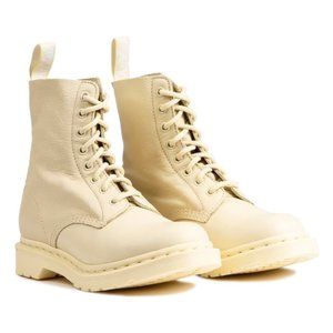 Dr Martens- 1460 Pascal Mono Women's size 8 Cream Yellow